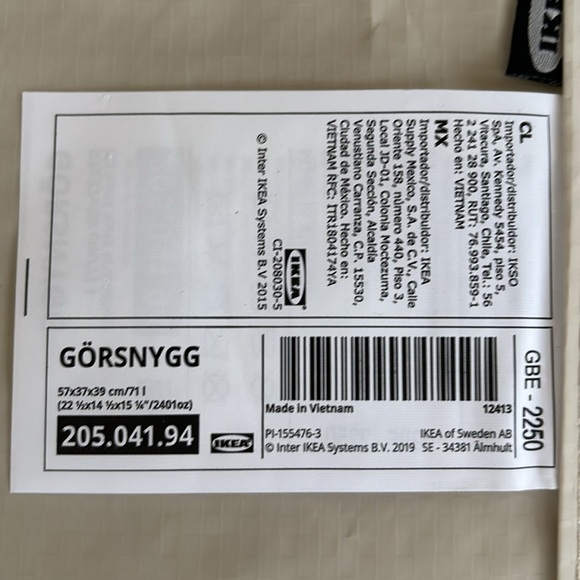 NWT - Set of Two IKEA GÖRSNYGG Limited Edition LARGE Totes - Picture 8 of 9